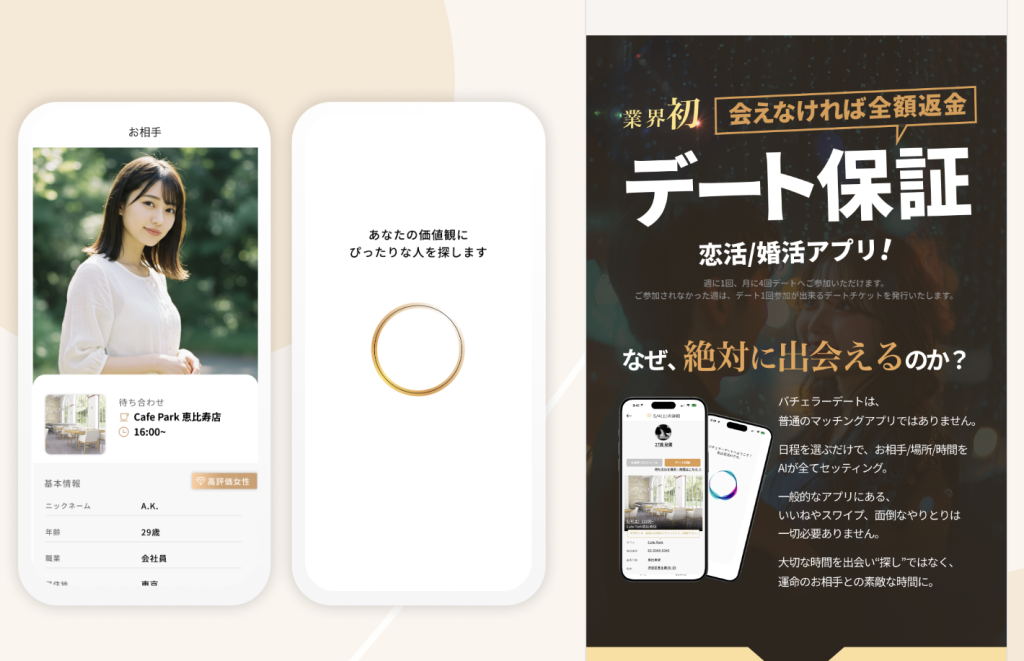 週1回デート保証