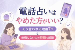 電話占いはやめた方がいい？そう言われる理由7つと後悔しない人の特徴を解説